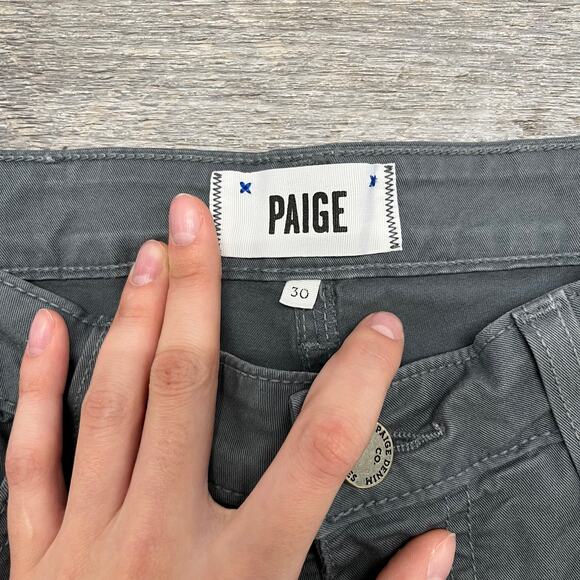 Paige Doheny Grey Mens 30x30 Relaxed Straight Mid Rise Pockets Preppy Jean Pants - Picture 3 of 12